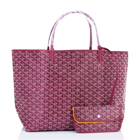 goyard st louis burgundy